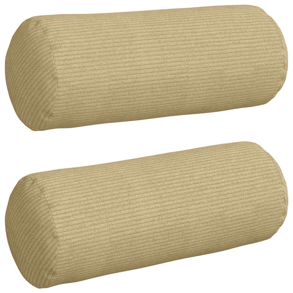 Cuscini a rullo 2 pcs Grigio Verde Ø 15 x 40 cm | homemem39