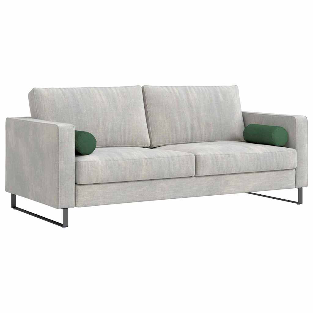 Cuscini a rullo 2 pcs Verde Scuro Ø 15 x 40 cm Tessuto in Cords | homemem39