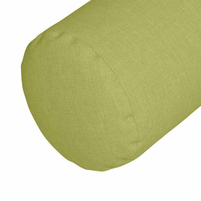 Cuscini a rullo 2 pcs Verde chiaro Ø 25 x 70 cm Tessuto | homemem39