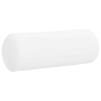 Cuscini a rullo 2 pcs Bianco Ø 25 x 70 cm Tessuto | homemem39