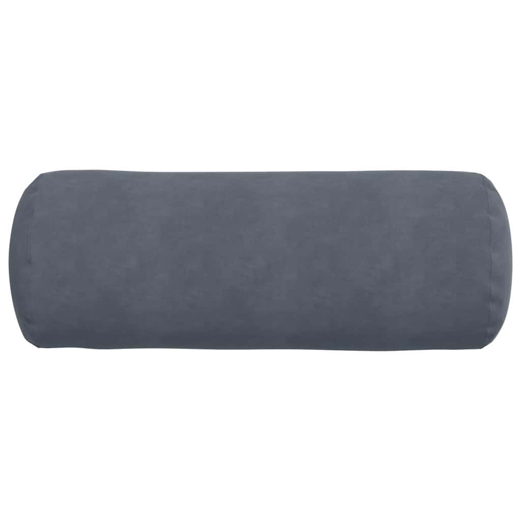Cuscini a rullo 2 pcs Grigio scuro Ø 25 x 70 cm | homemem39