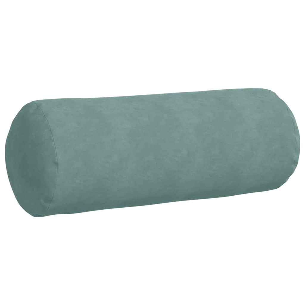 Cuscini a rullo 2 pcs Verde Mare Ø 25 x 70 cm Tessuto in Cords | homemem39