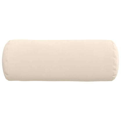 Cuscini a rullo 2 pcs Beige Ø 25 x 70 cm Tessuto in Microfibra | homemem39