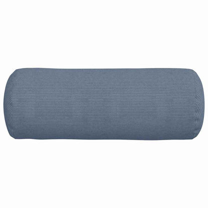 Cuscini a rullo 2 pcs Blu Ø 25 x 70 cm Tessuto in Cords | homemem39