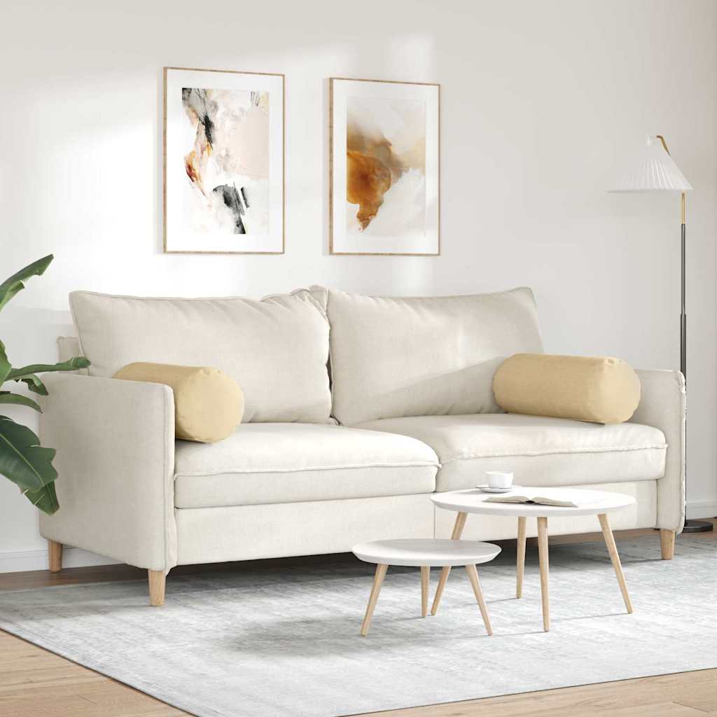 Cuscini a rullo 2 pcs Grigio Verde Ø 25 x 70 cm | homemem39