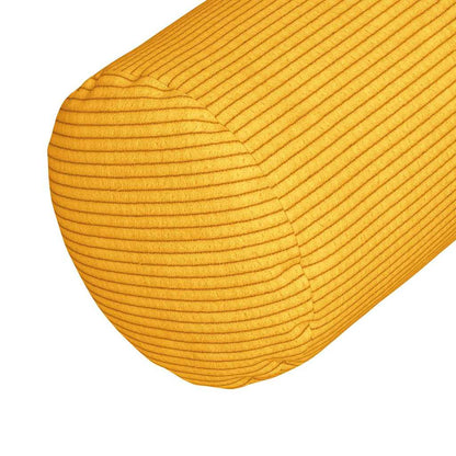 Cuscini a rullo 2 pcs Giallo Chiaro Ø 25 x 70 cm | homemem39