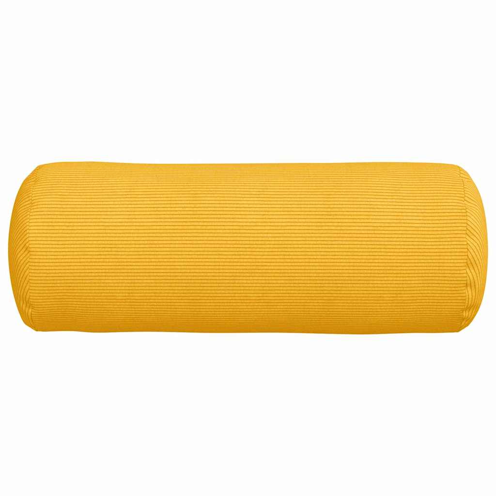 Cuscini a rullo 2 pcs Giallo Chiaro Ø 25 x 70 cm | homemem39