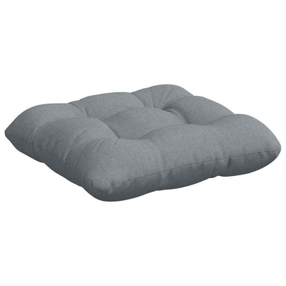 Cuscini per Seduta 4 pcs Grigio chiaro 40 x 40 x 12 cm Tessuto | homemem39