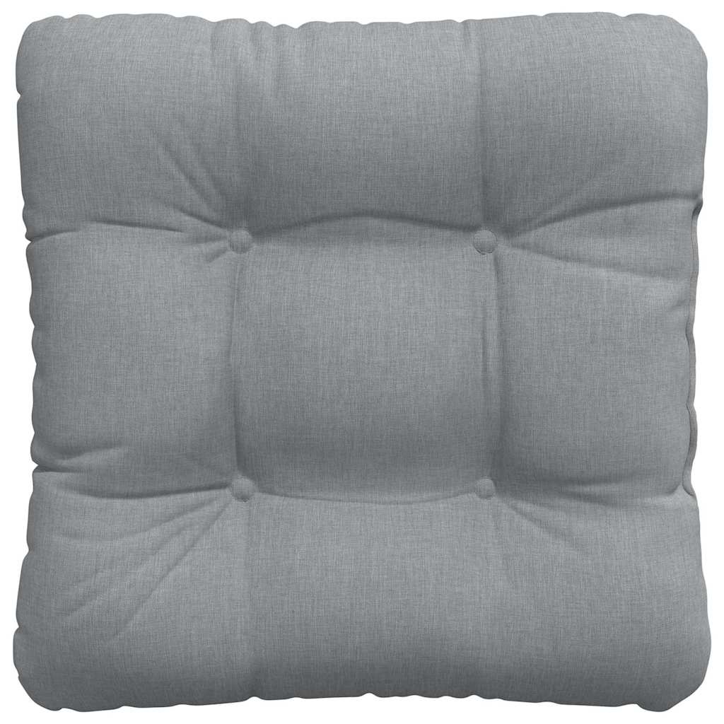 Cuscini per Seduta 4 pcs Grigio chiaro 40 x 40 x 12 cm Tessuto | homemem39