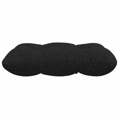 Cuscini per Seduta 4 pcs Nero 40 x 40 x 12 cm Tessuto | homemem39