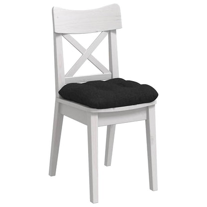 Cuscini per Seduta 4 pcs Nero 40 x 40 x 12 cm Tessuto | homemem39