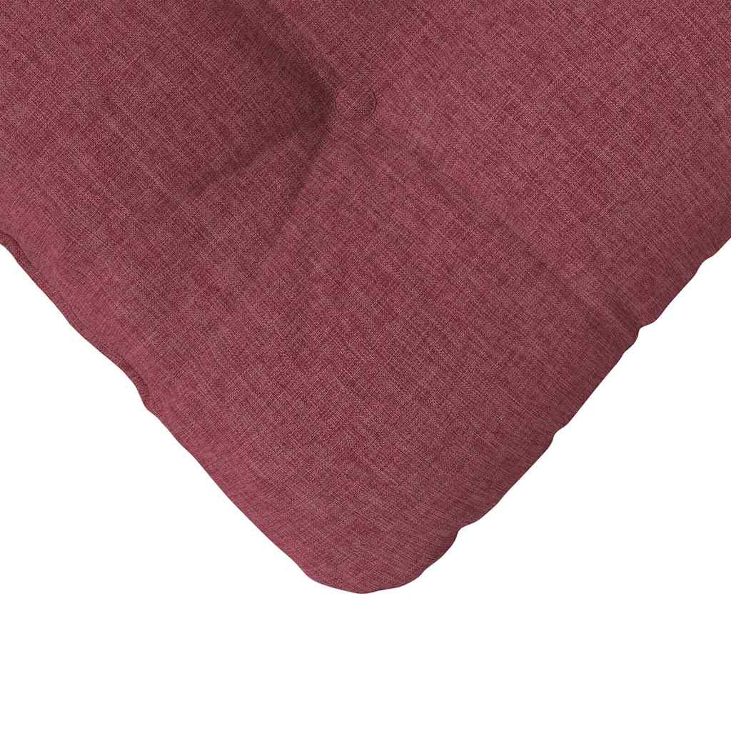 Cuscini per Seduta 4 pcs Rosso Vino 40 x 40 x 12 cm Tessuto | homemem39