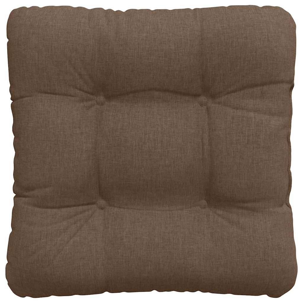 Cuscini per Seduta 4 pcs Marrone 40 x 40 x 12 cm Tessuto | homemem39