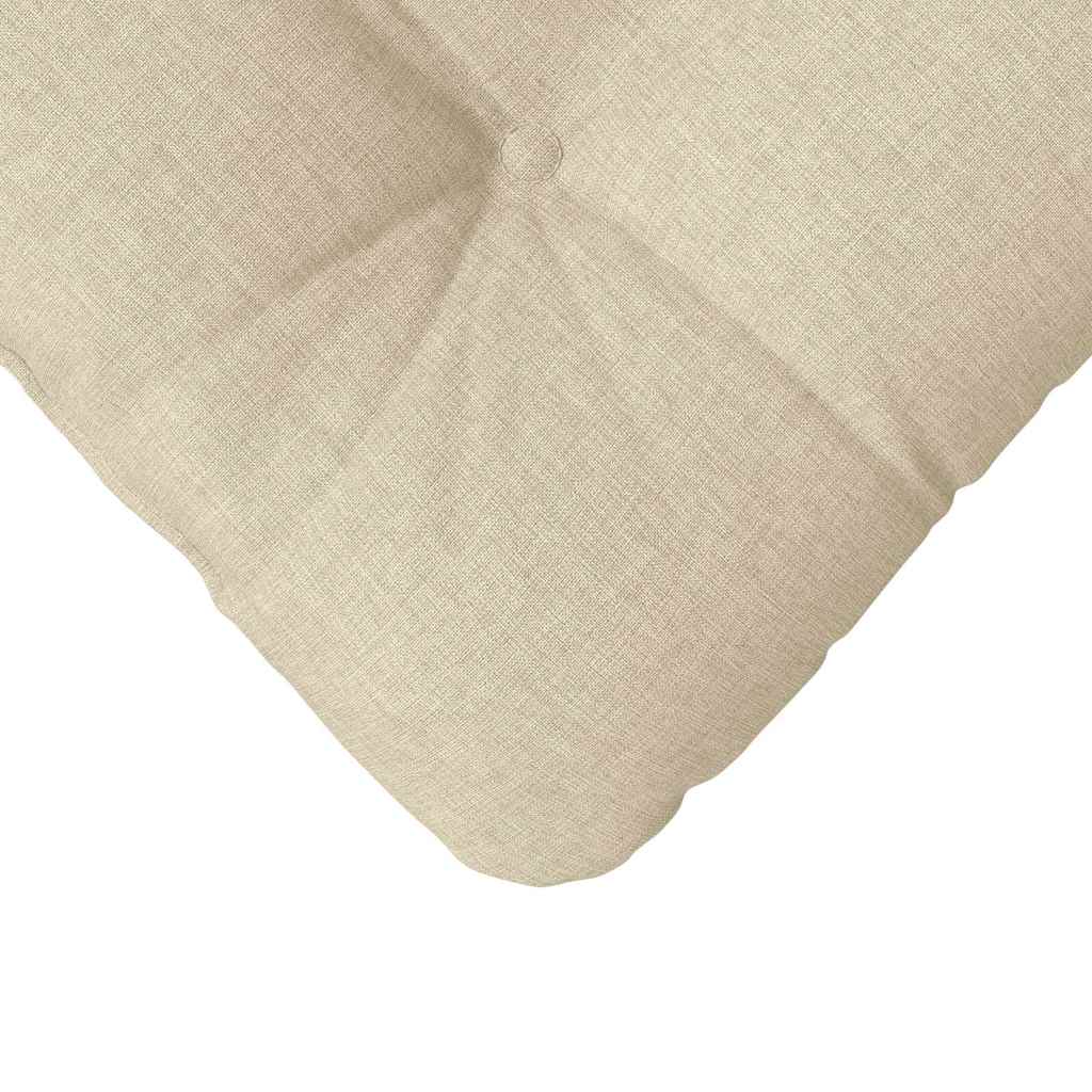 Cuscini per Seduta 4 pcs Crema 40 x 40 x 12 cm Tessuto | homemem39