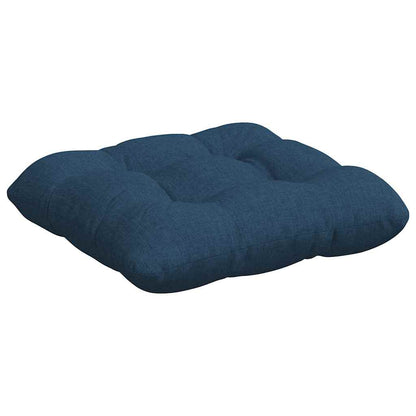 Cuscini per Seduta 4 pcs Blu 40 x 40 x 12 cm Tessuto | homemem39