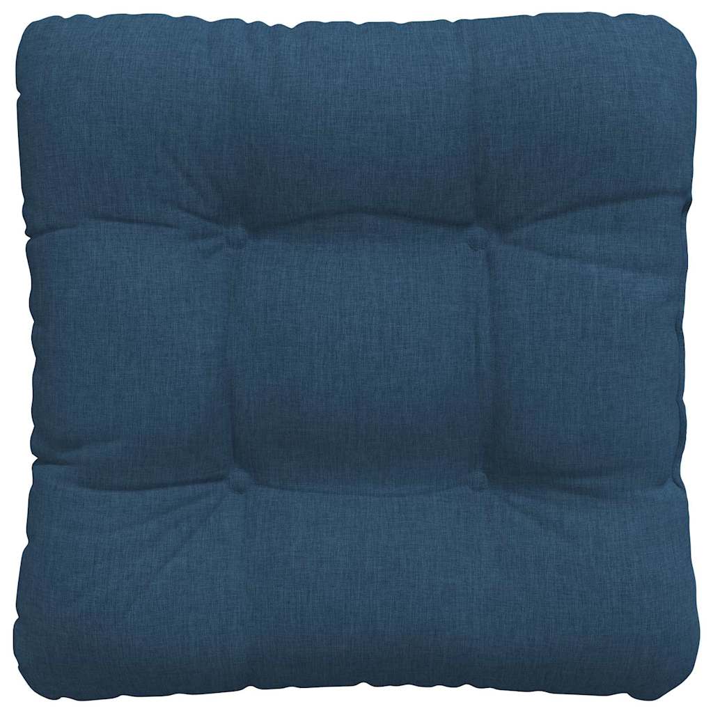 Cuscini per Seduta 4 pcs Blu 40 x 40 x 12 cm Tessuto | homemem39
