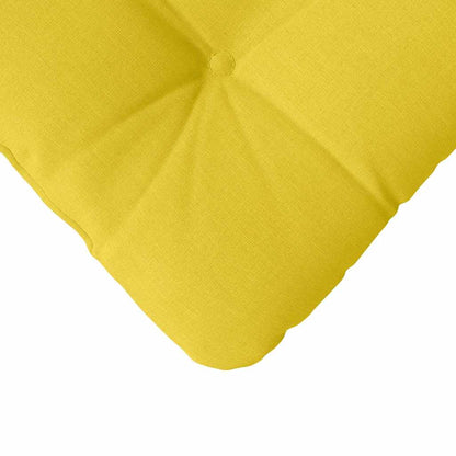 Cuscini per Seduta 4 pcs Giallo Chiaro 40 x 40 x 12 cm Tessuto | homemem39