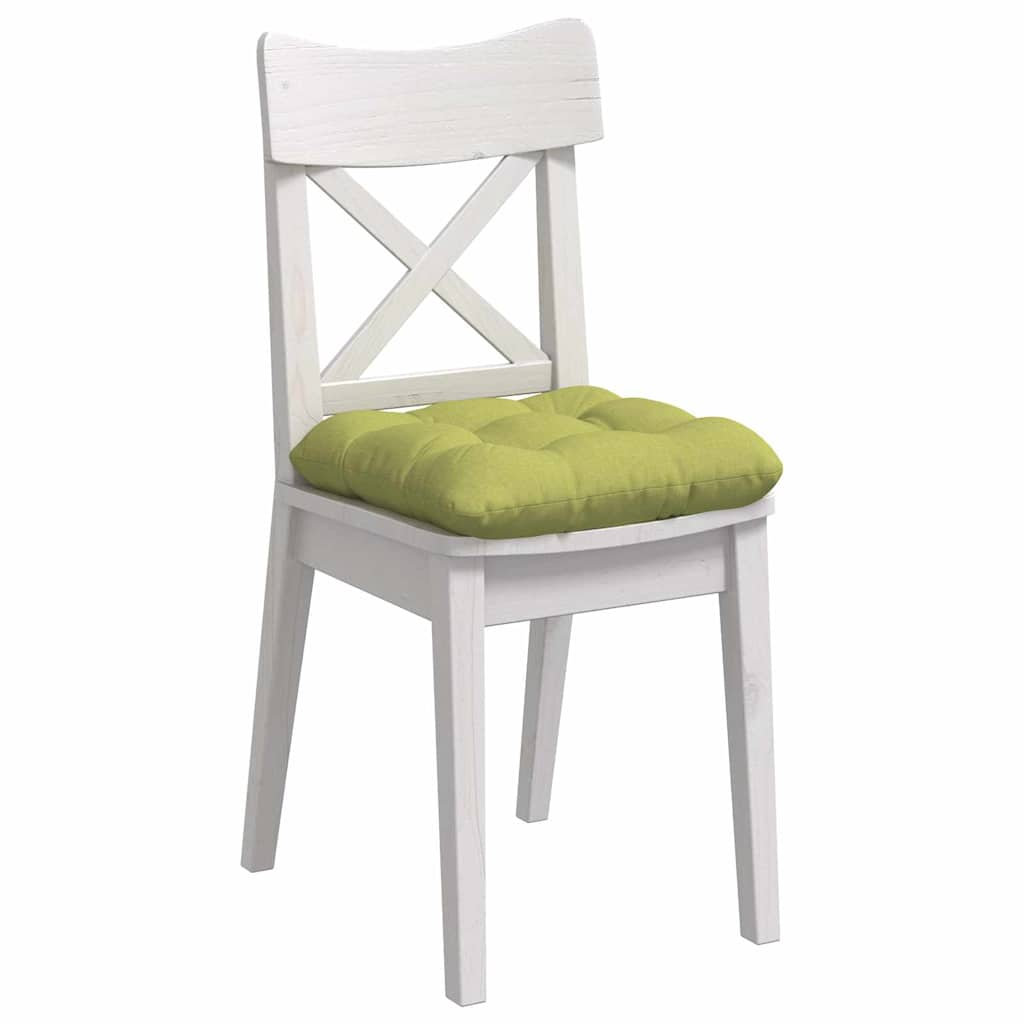 Cuscini per Seduta 4 pcs Verde chiaro 40 x 40 x 12 cm Tessuto | homemem39