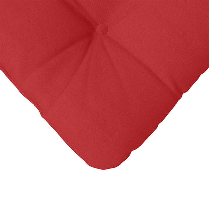 Cuscini per Seduta 4 pcs Rosso 40 x 40 x 12 cm Tessuto | homemem39