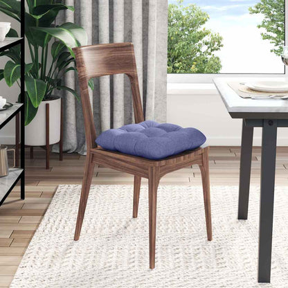 Cuscini per Seduta 4 pcs Blu jeans 40 x 40 x 12 cm Tessuto | homemem39
