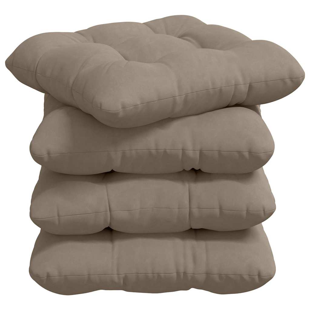 Cuscini per Seduta 4 pcs Talpa 40 x 40 cm Tessuto in Microfibra | homemem39