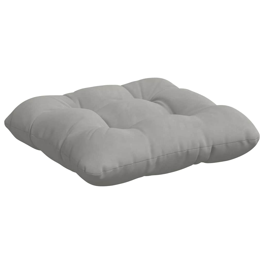 Cuscini per Seduta 4 pcs Grigio chiaro 40 x 40 cm | homemem39