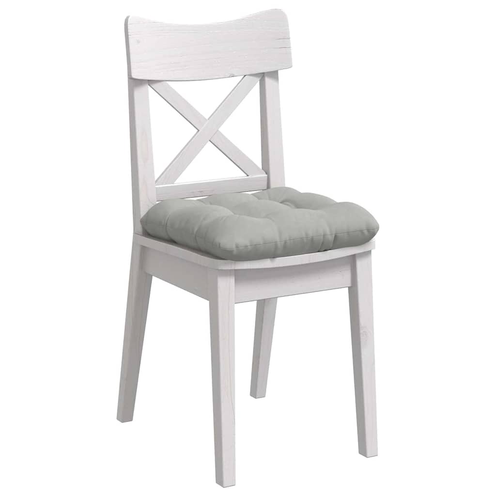 Cuscini per Seduta 4 pcs Grigio chiaro 40 x 40 cm | homemem39