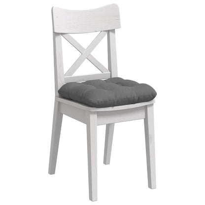 Cuscini per Seduta 4 pcs Grigio scuro 40 x 40 cm | homemem39