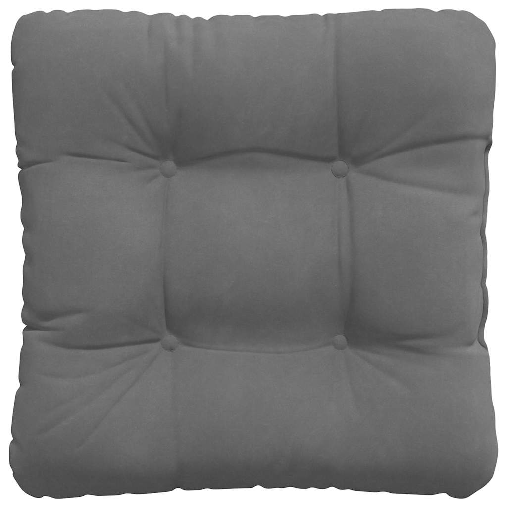 Cuscini per Seduta 4 pcs Grigio scuro 40 x 40 cm | homemem39