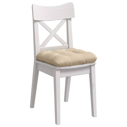 Cuscini per Seduta 4 pcs Crema 40 x 40 cm Tessuto in Microfibra | homemem39