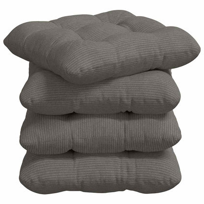 Cuscini per Seduta 4 pcs Grigio chiaro 40 x 40 cm | homemem39