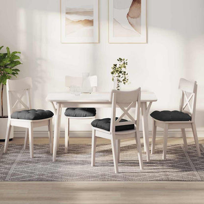 Cuscini per Seduta 4 pcs Grigio scuro 40 x 40 cm | homemem39