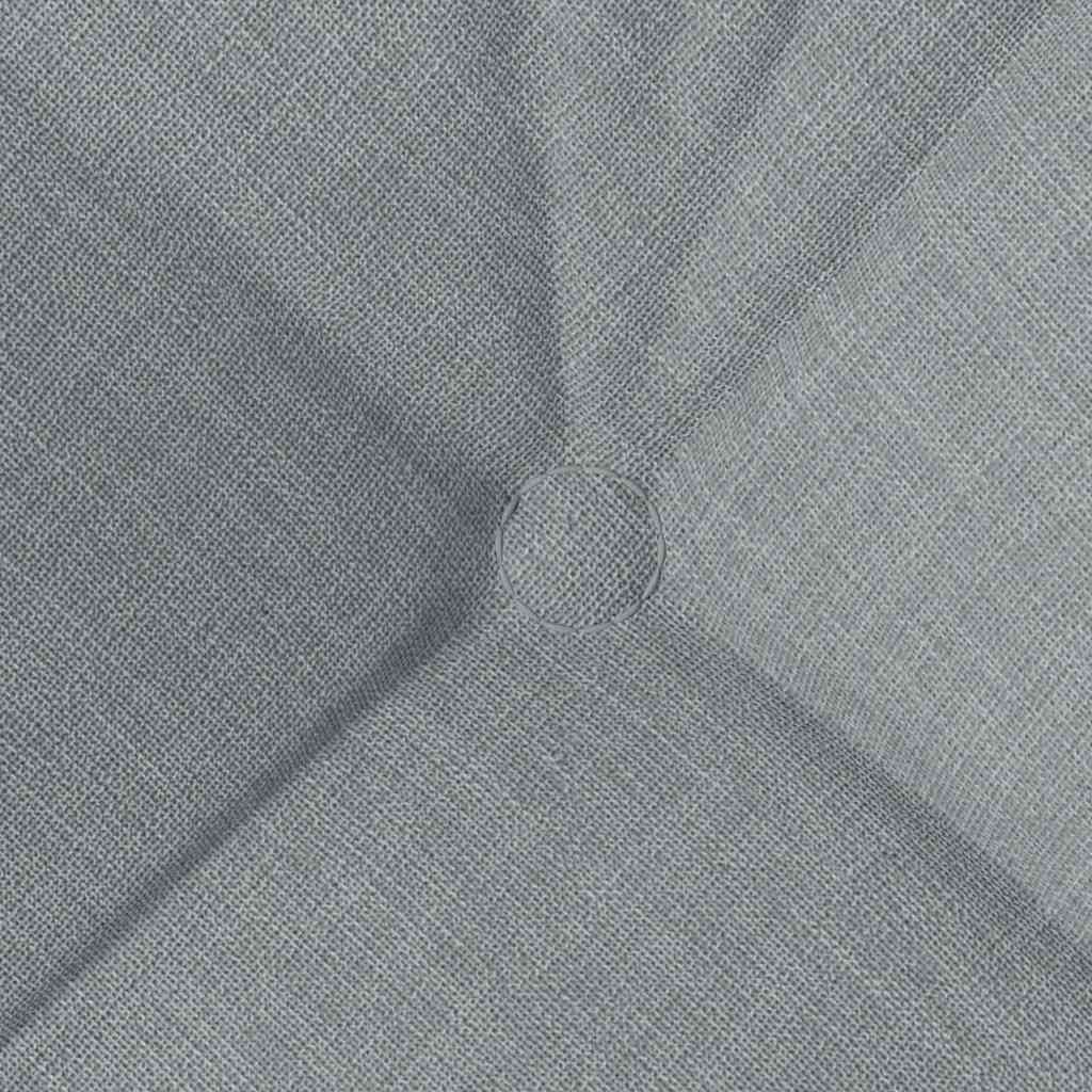 Cuscini per Seduta 4 pcs Grigio chiaro 45 x 45 x 12 cm Tessuto | homemem39