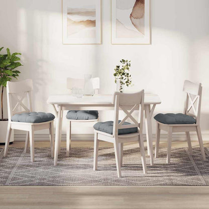 Cuscini per Seduta 4 pcs Grigio chiaro 45 x 45 x 12 cm Tessuto | homemem39