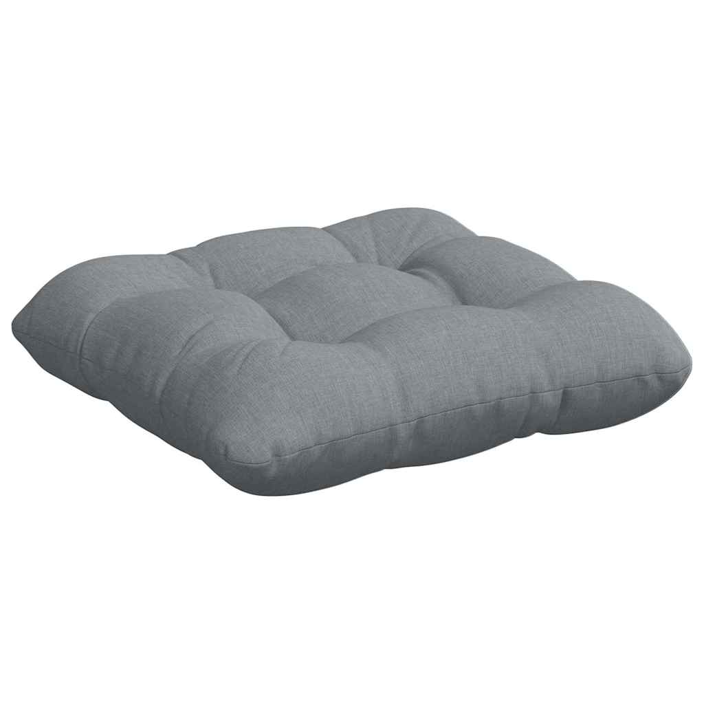Cuscini per Seduta 4 pcs Grigio chiaro 45 x 45 x 12 cm Tessuto | homemem39