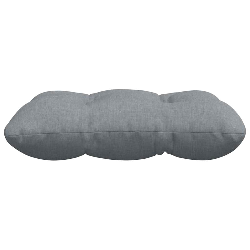 Cuscini per Seduta 4 pcs Grigio chiaro 45 x 45 x 12 cm Tessuto | homemem39