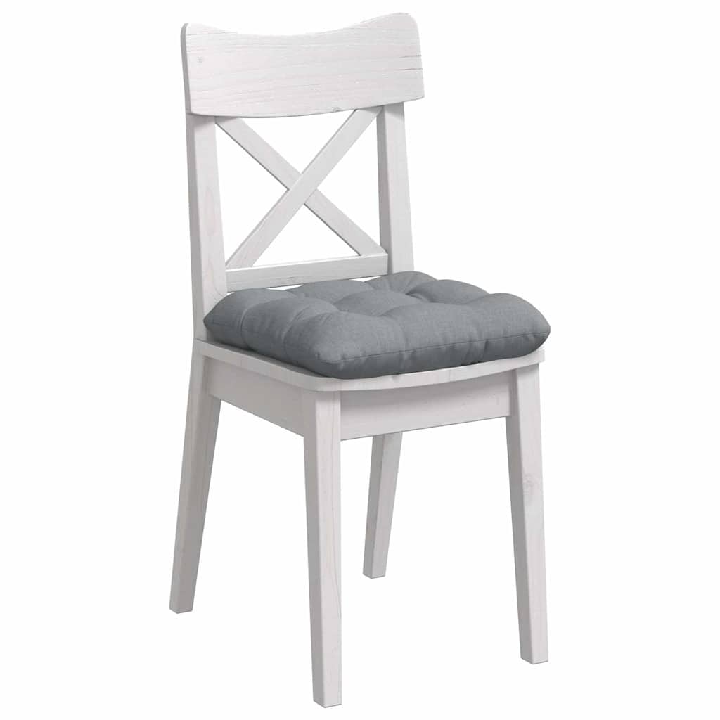 Cuscini per Seduta 4 pcs Grigio chiaro 45 x 45 x 12 cm Tessuto | homemem39