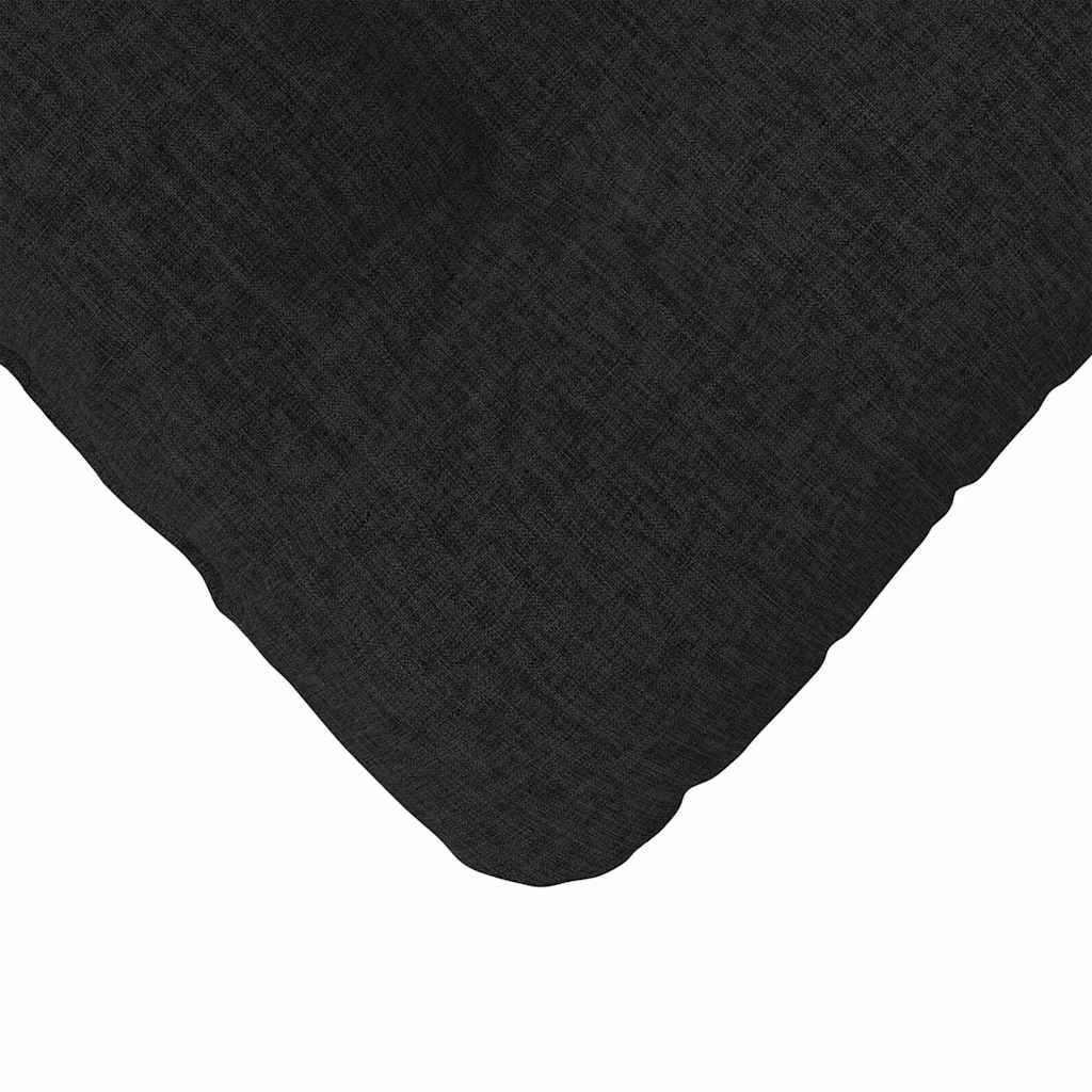 Cuscini per Seduta 4 pcs Nero 45 x 45 x 12 cm Tessuto | homemem39