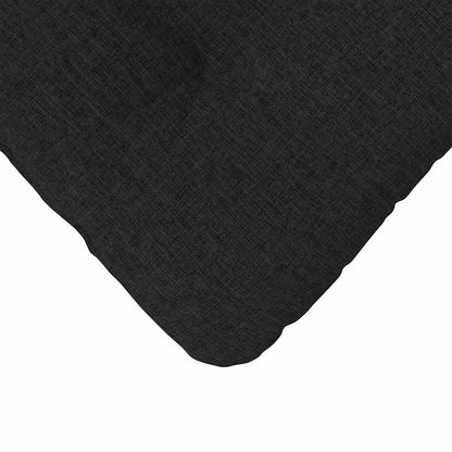 Cuscini per Seduta 4 pcs Nero 45 x 45 x 12 cm Tessuto | homemem39