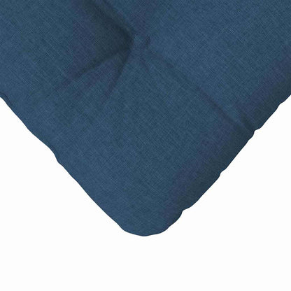 Cuscini per Seduta 4 pcs Blu 45 x 45 x 12 cm Tessuto | homemem39