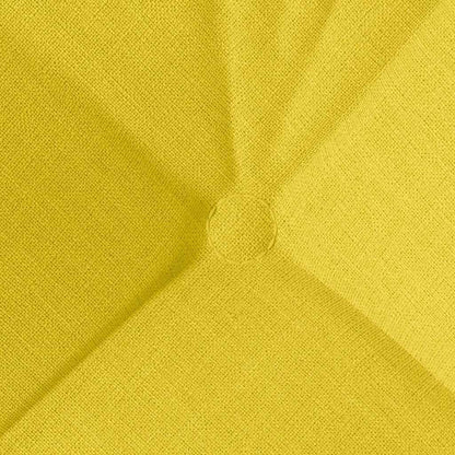 Cuscini per Seduta 4 pcs Giallo Chiaro 45 x 45 x 12 cm Tessuto | homemem39
