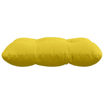 Cuscini per Seduta 4 pcs Giallo Chiaro 45 x 45 x 12 cm Tessuto | homemem39