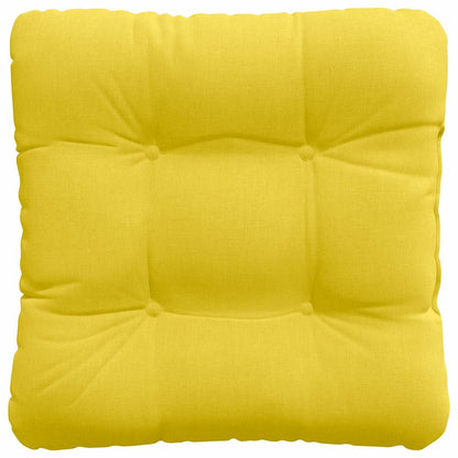 Cuscini per Seduta 4 pcs Giallo Chiaro 45 x 45 x 12 cm Tessuto | homemem39