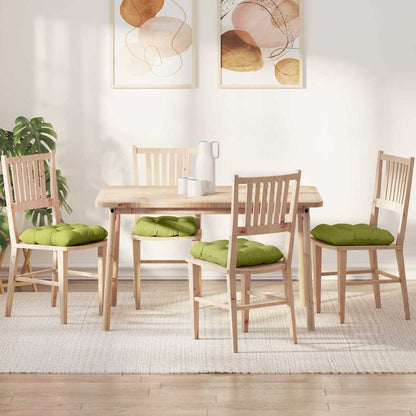 Cuscini per Seduta 4 pcs Verde chiaro 45 x 45 x 12 cm Tessuto | homemem39