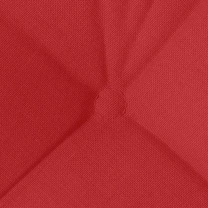 Cuscini per Seduta 4 pcs Rosso 45 x 45 x 12 cm Tessuto | homemem39