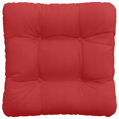 Cuscini per Seduta 4 pcs Rosso 45 x 45 x 12 cm Tessuto | homemem39
