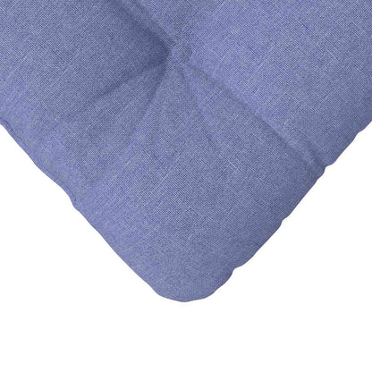Cuscini per Seduta 4 pcs Blu jeans 45 x 45 x 12 cm Tessuto | homemem39