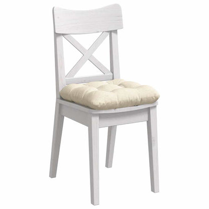 Cuscini per Seduta 4 pcs Crema 45 x 45 cm Tessuto in Cords | homemem39