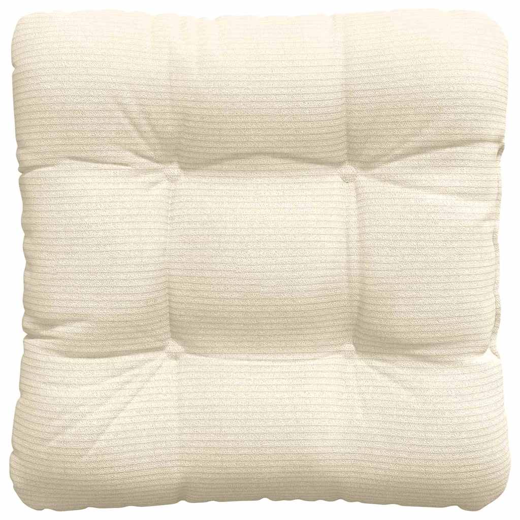 Cuscini per Seduta 4 pcs Crema 45 x 45 cm Tessuto in Cords | homemem39