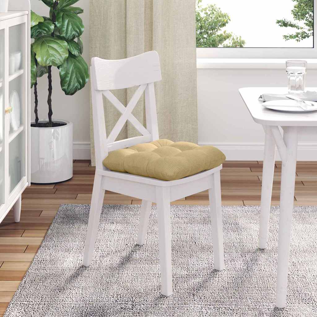 Cuscini per Seduta 4 pcs Grigio Verde 45 x 45 cm